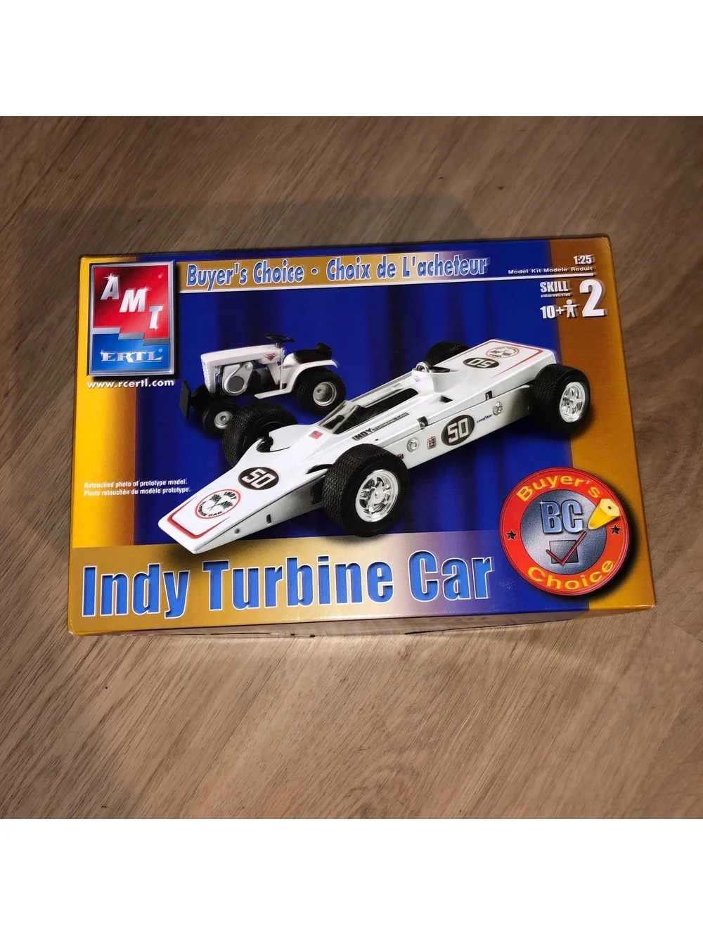 New in Box 003 INDY TURBINE CAR RACE 1/25 MODEL KIT AMT ERTL SEALED #31919
